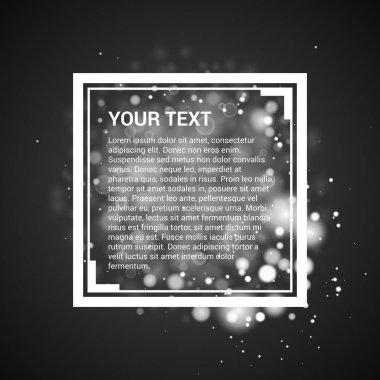 çerçeve bokeh ışıkları üzerine