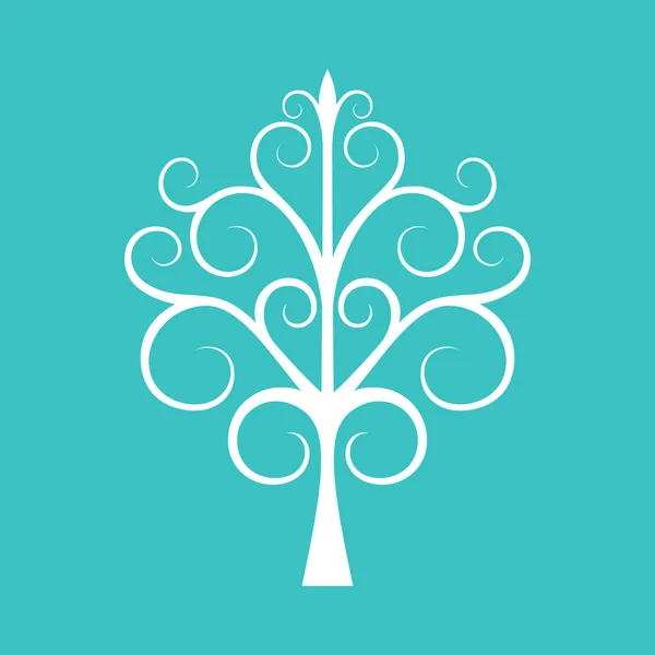 Icona dell'albero traforato — Vettoriale Stock