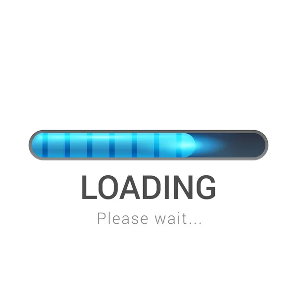 Progress loading bar — Stock Vector