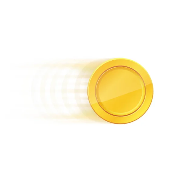 Goldmünzen-Symbol — Stockvektor