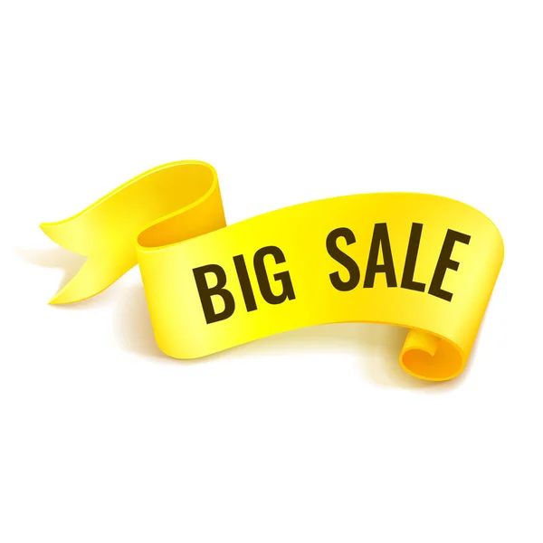 Big Sale ribbon — Stock Vector