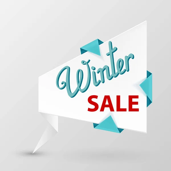 Big Winter Sale banner — Stock Vector