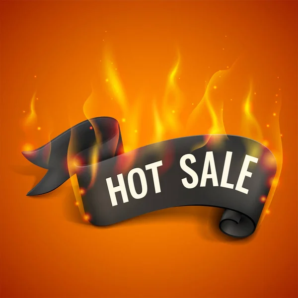Hot Sale ribbon — Stock Vector