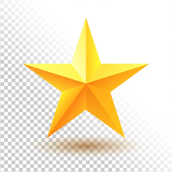 Icône étoile dorée — Image vectorielle