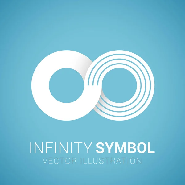 Icône symbole Infinity — Image vectorielle