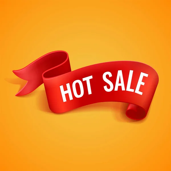 Hot Sale ribbon — Stock Vector