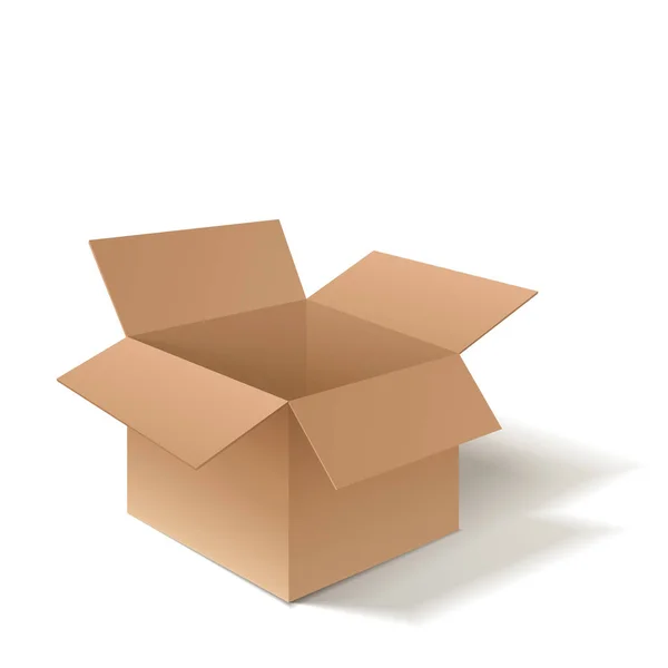 Caja de cartón icono — Vector de stock