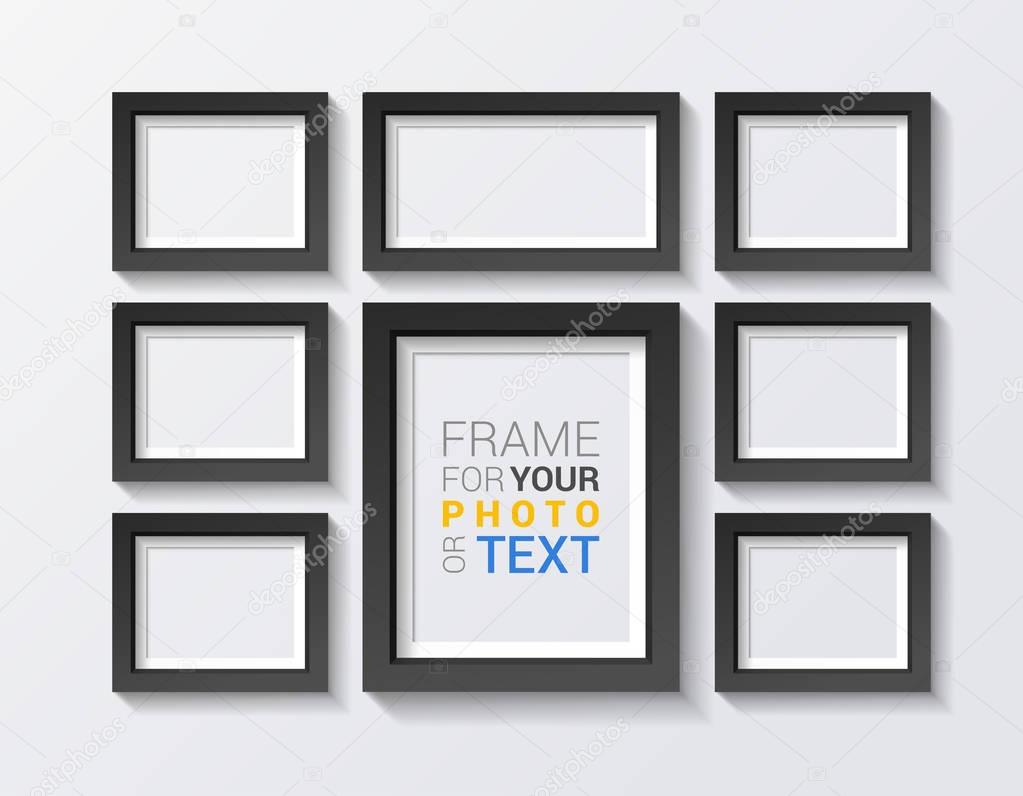 set of 3D Frames Design