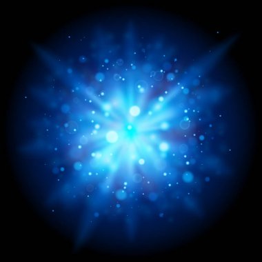 bokeh ışıkları parlayan ile desen