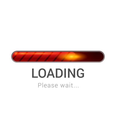 Devam eden yükleme çubuğu