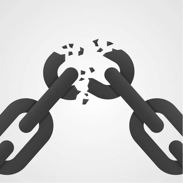 Chain links pictogram — Stockvector