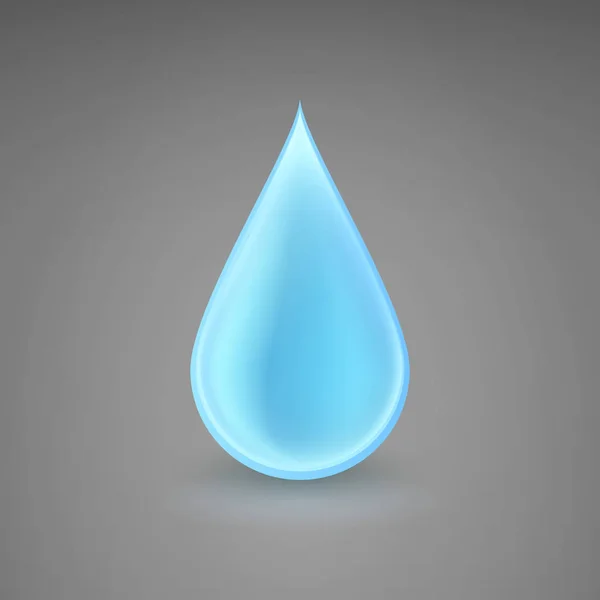 Druppel water pictogram — Stockvector
