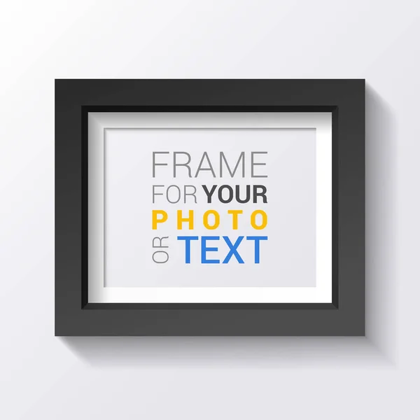 3D ontwerp van het frame — Stockvector