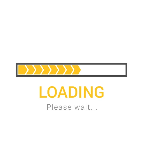 Progress loading bar — Stock Vector