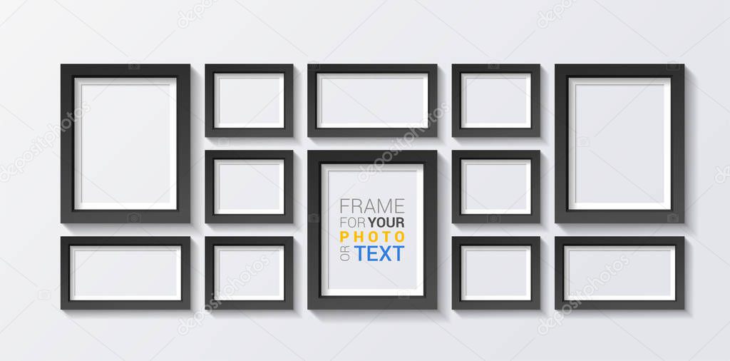 set of 3D Frames Design