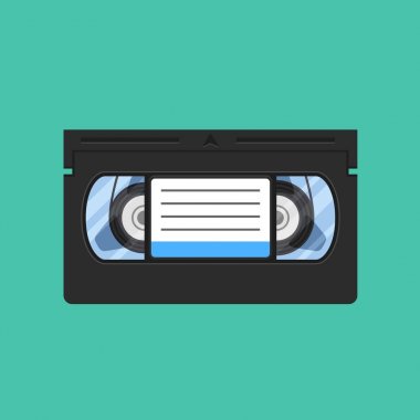 VHS kaset illüstrasyon
