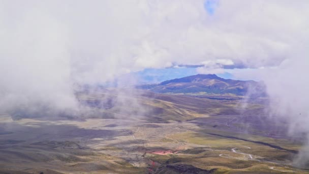 Cotopaxi Nationaalpark — Stockvideo