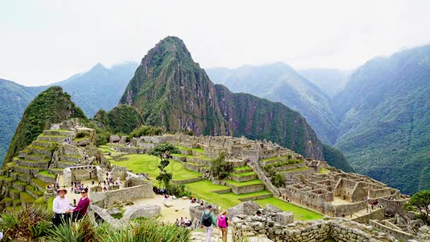 时间推移马丘比丘，秘鲁，2016 年 9 月 28 日 — 图库视频影像