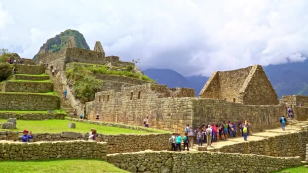 Parte de Machu Pichu, Perú, 28 de septiembre de 2016 — Vídeos de Stock