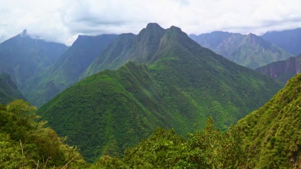 Mountains near Machu Pichu — Stock Video