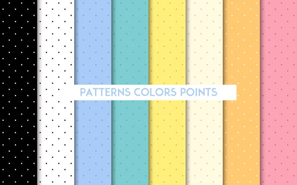 Eenvoudig naadloze patroon met stip kleurrijke — Stockvector