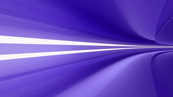 Carretera Vacía Con Focos Color Púrpura Dinamismo Velocidad Render — Foto de Stock