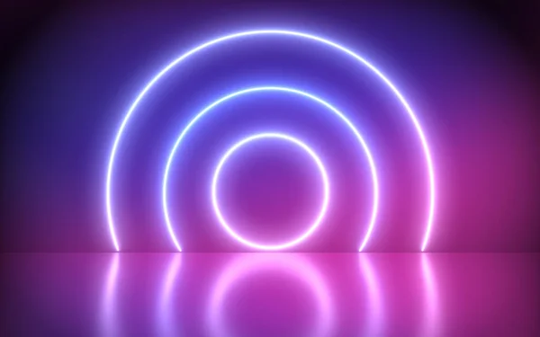 Neon abstract background, pink and blue spectrum vibrant colors, glowing lines, tunnel, neon lights, laser show.