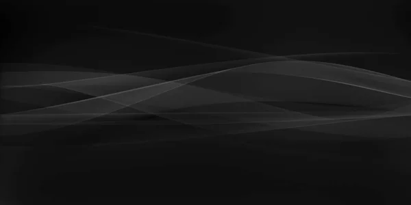 Abstrakter Hintergrund schwarze Wellen. minimalistisches Schwarz. — Stockfoto