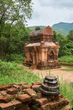 İmparatorluğu'nun Champa - cham kültür eski dinî yapılar. İçinde oğlumun yanına Hoi an, Vietnam. Dünya Mirası.