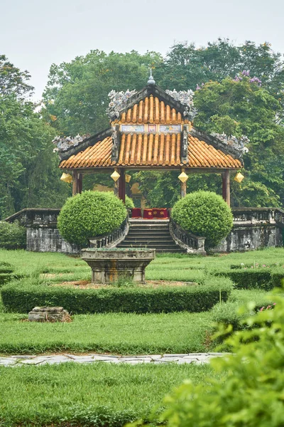 Tradycyjne wietnamskie pawilon w imperial city, Hue, Wietnam. — Zdjęcie stockowe