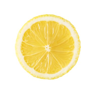 beyaz izole limon meyve.