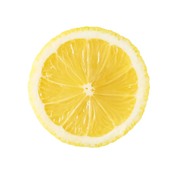 Лимонные фрукты, изолированные на белом . — стоковое фото
