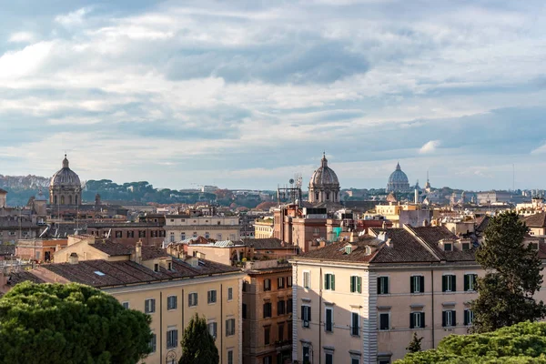 Letecký krásný výhled na Řím. Itálie. — Stock fotografie