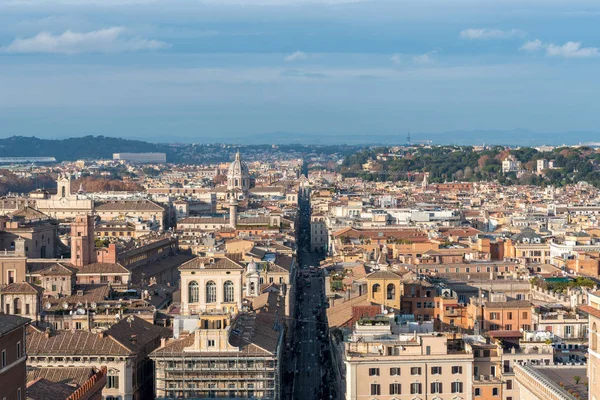 Rome Italy December 2017 Aerial Beautiful Cityscape View Rome — Stock Photo, Image