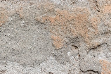 eski beyaz beton duvar ile çatlak ve kırık doku