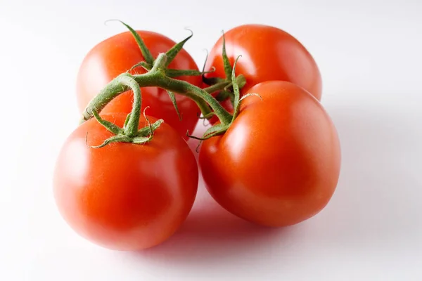 Fresh tomatoes isolated on white background. — Stock Photo, Image