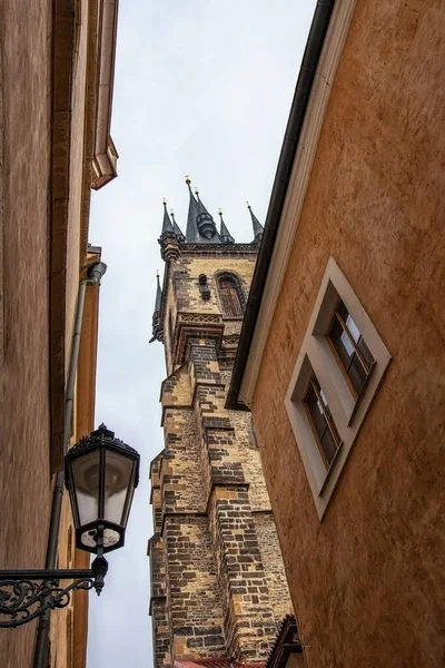 Вид Церковь Тын Фагге Чехия — стоковое фото