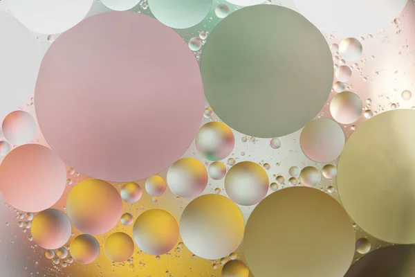 Fundo Colorido Com Gotas Óleo Superfície Água Contexto Abstrato — Fotografia de Stock