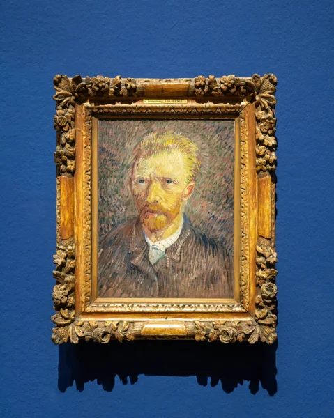 Vienne Autriche Janvier 2020 Photo Autoportrait Van Gogh Musée Léopold — Photo