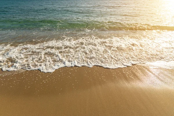 Schöner Sandstrand Auf Meeresgrund Sommerkonzept — Stockfoto