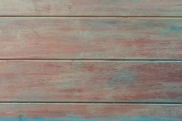 Pohled Barevný Dřevěný Stůl Rustikální Pozadí — Stock fotografie