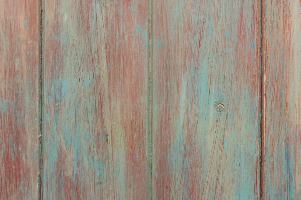 Pohled Barevný Dřevěný Stůl Rustikální Pozadí — Stock fotografie
