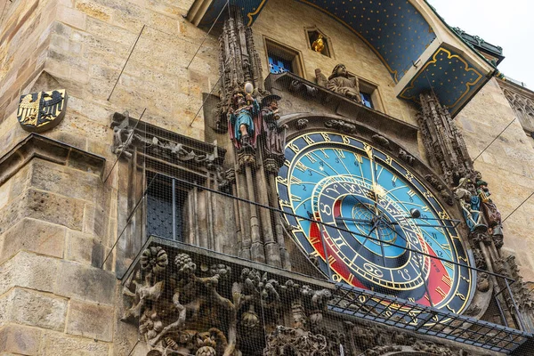 Vista Relógio Astronômico Cidade Velha Praga — Fotografia de Stock