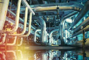 ekipman, kablolar ve borular