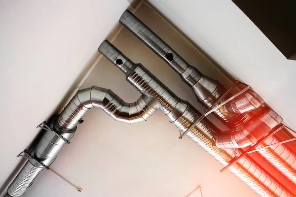 Ventilation pipes of an air condition — Stock Photo, Image