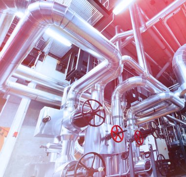 Sanayi Bölgesi, çelik boru hatları, subaplar ve tankları