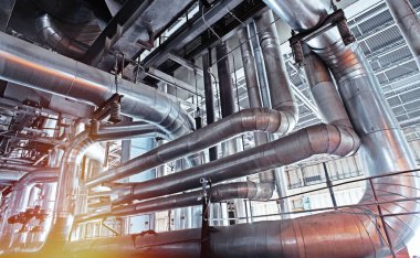 ekipman, kablolar ve borular 