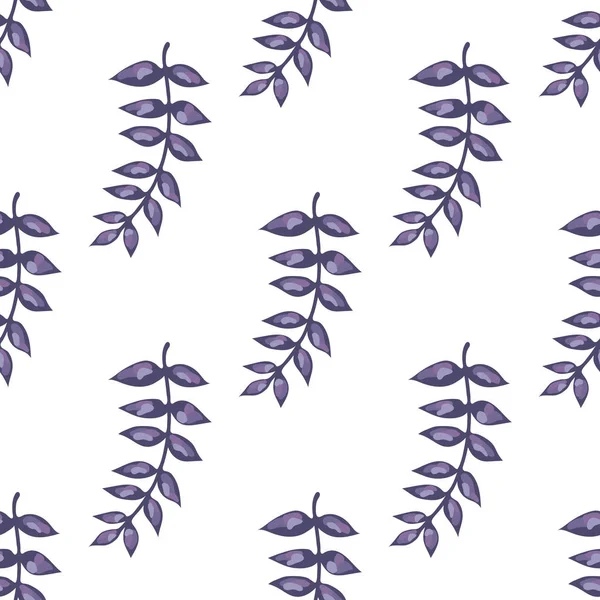 Vektör çiçek şube ile seamless modeli bırakır