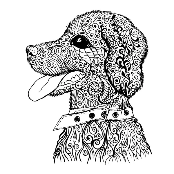 Doodle dog pattern