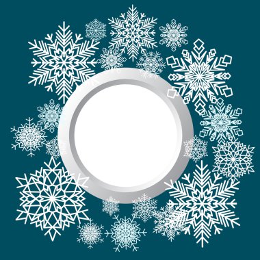 Arka plan kış kar taneleri oluşur.